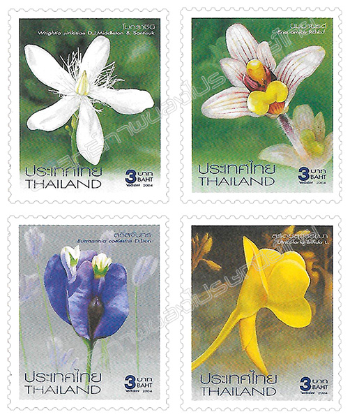 New Year 2005 Postage Stamps - Flowers