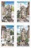 Chinese Stone Statue Postage Stamps