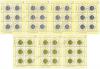 (1st Series) The Celebrations on the Auspicious Occasion of His Majesty the King's 7th Cycle Birthday Anniversary 5th December 2011 Commemorative Stamps Full Sheet Set [Gold and Silver foil stamping & Embossing]