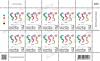 Zodiac 2025 (Year of the Snake) Postage Stamp Full Sheet