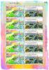 170 Years of Diplomatic Relations between Thailand and France Commemorative Stamps Full Sheet of 5 Sets [Partly Spot UV]